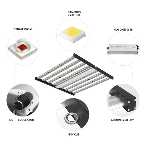 Hydroponic Plant Foldable Grow Light 640W