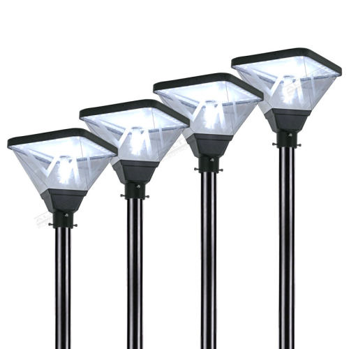 Aluminium étanche au jardin solaire LED