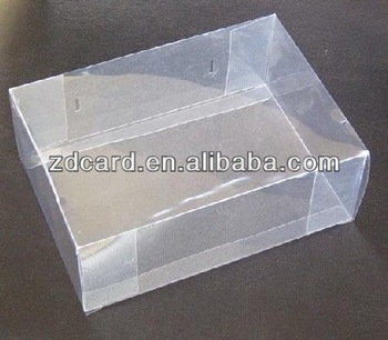 plastic clear gift box/plastic packages/transparent rigid plastic boxes