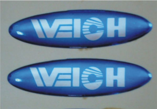 Soft Different Shape Plastic Nameplate