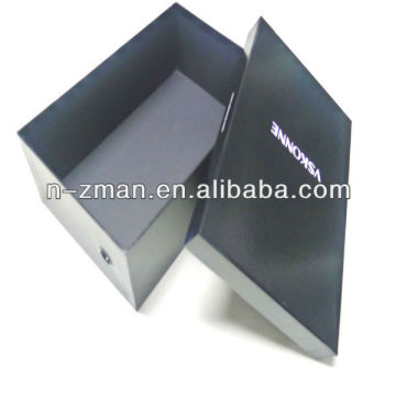 Paper Box with white logo,Paper Box for shoes package,Color Paper Box