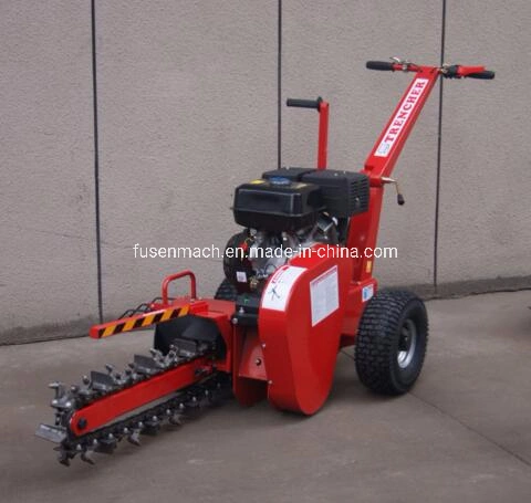 7HP Gasoline Mini Trencher, Small Trencher with Working Width 100mm