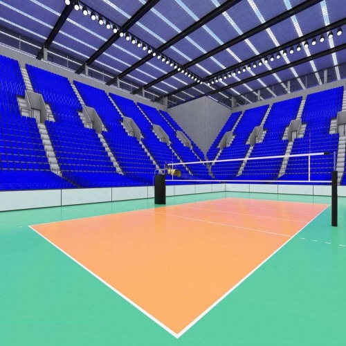 Indoor Volleyball PVC Sport Bodenbelag gute Qualität