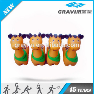 Vinyl giraffe animal money saving bank