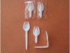 Plastic folding spoon