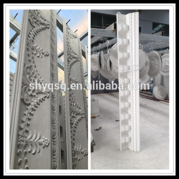 High Strength Fireproof Waterproof GRP Glassfiber Reinforced Plaster Cornice Mouldings