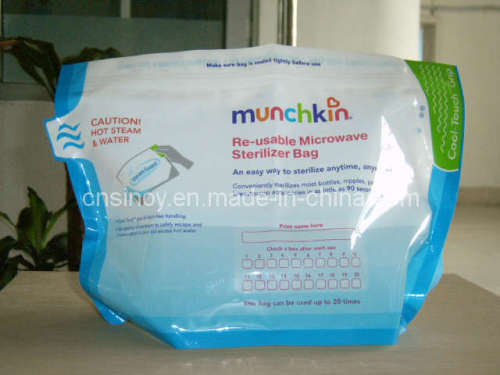 Plastic Sterilization Microwave Bag for Baby Bottle