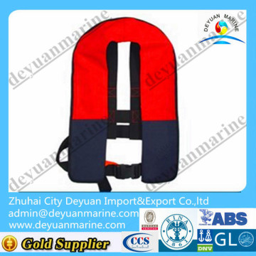 150N CE Approved Automatic Inflatable Lifejacket For Sale