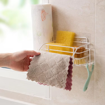 Multi-Functional Metal Towel Cloth Tool Storage Rack