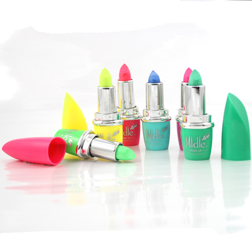 Different Color Uv Glow Neon Bright Fluorescent Neon Lipstick