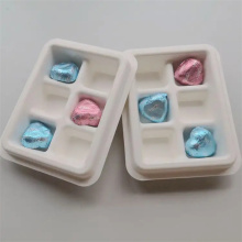 Pulp Molded Chocolate Packaging Box Insert Chocolate Tray