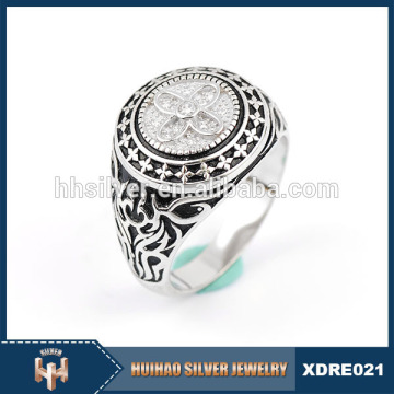 925 sterling silver jewelry wholesale micro pave pure silver ring