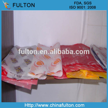 China factory hamburger wraps paper/FDA eco-friendly hamburger wrapping paper/burger paper