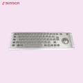 High quality 304 stainless steel keyboard with trackball