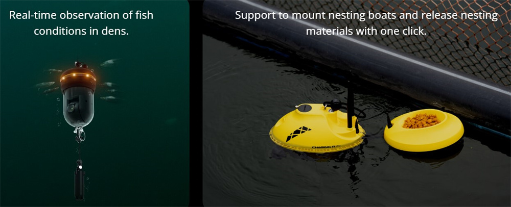 Smart fishing finder drone CHASING F1 Pro drone Underwater Fishing Camera with optional one click bait release