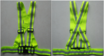 5cm yellow reflecting safety elastic belt