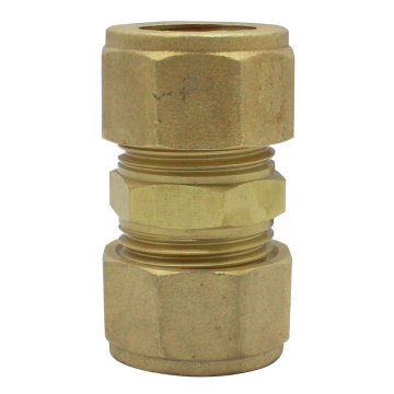 Compression Brass Straight Coupling Socket