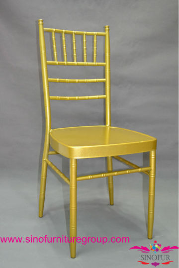 wholesale stackable metal /aluminum chiavari chairs