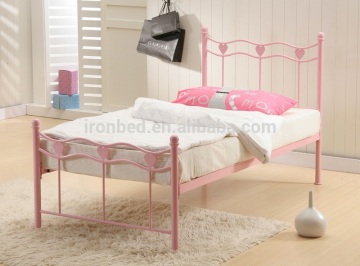 High quality metal cheap kids single beds