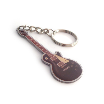 Wholesale Custom Guitar Shape Design Keychains