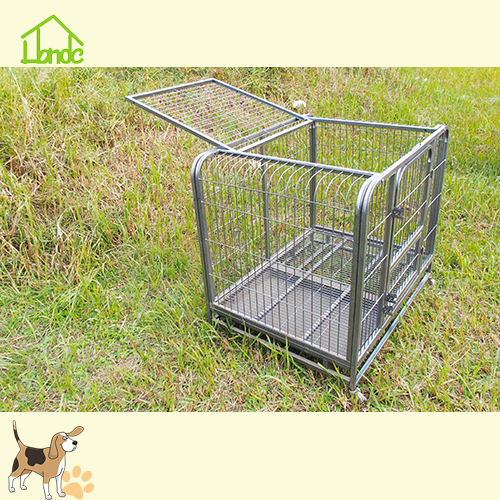 New design black metal dog house