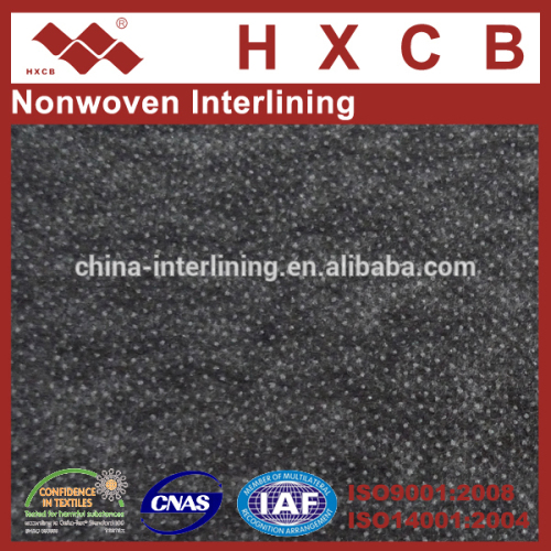 (6080WG)100%Polyester Double Dot Nonwoven Fusible Interlining PES Micro Fabric Waterproof Fusible Interlining