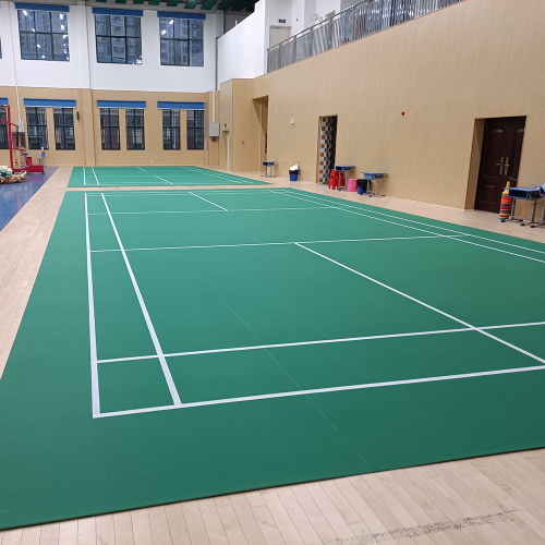 tapis de sol en plastique pour terrain de badminton