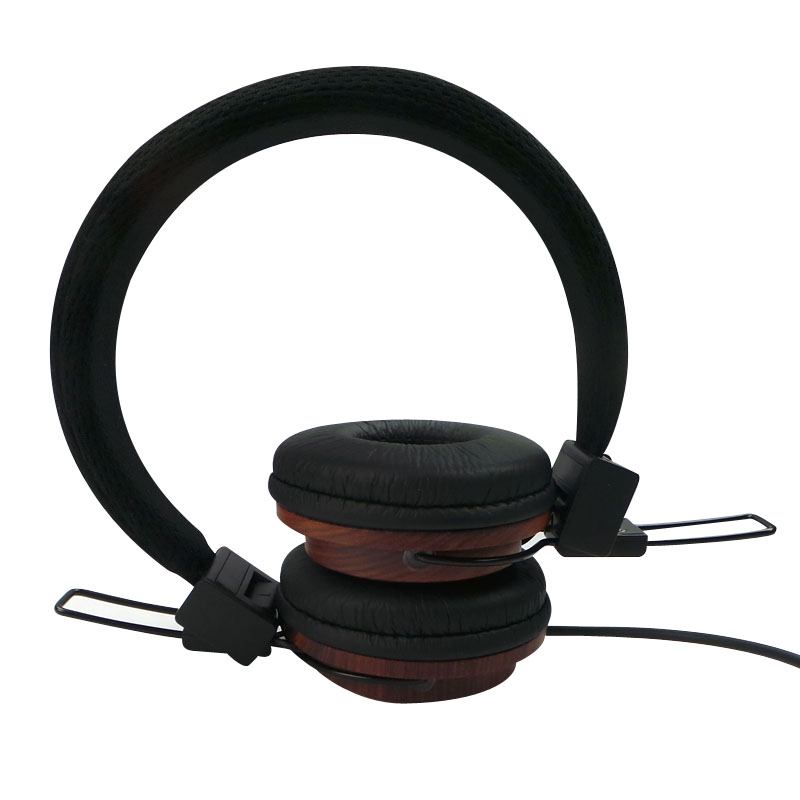 wooden gaming headset