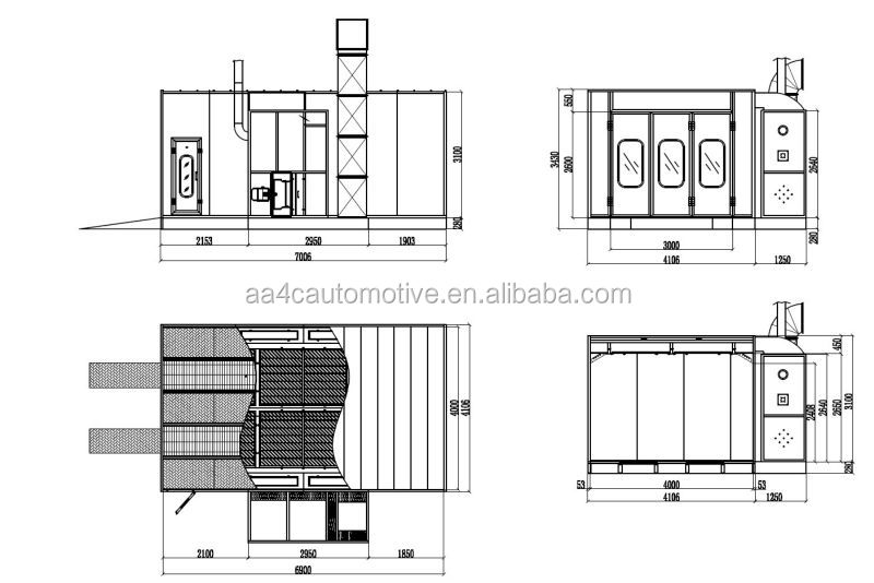 spray booth manufacture AA-SB601