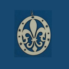 holiday decoration for five-star shape