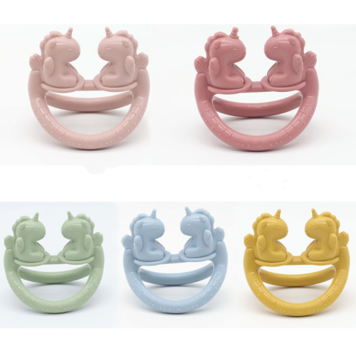 Newest Swinging Unicorn Silicone Teeting Toys