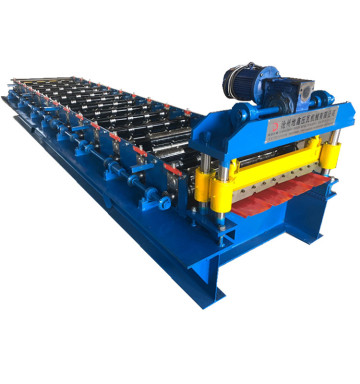 Trapezoidal aluminum roofing sheet making machine