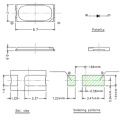 SMD 5730 Gwyrdd LED 520-530nm LED 0.5W