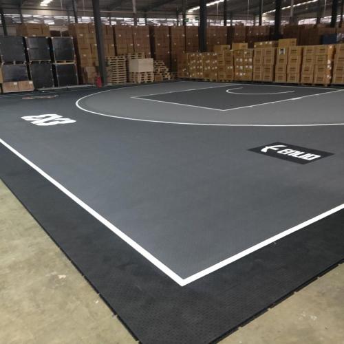 Outdoor Basketball Court Verwijderbare PP -in elkaar grijpende plastic vloerentegels