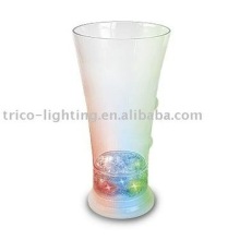 Flashing drinking glass