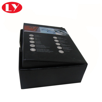 Special Overturn Cardboard Paper Gift Box Black