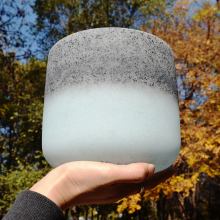 [Discount]Obsidian and Milky Way Ore Crystal Singing Bowl