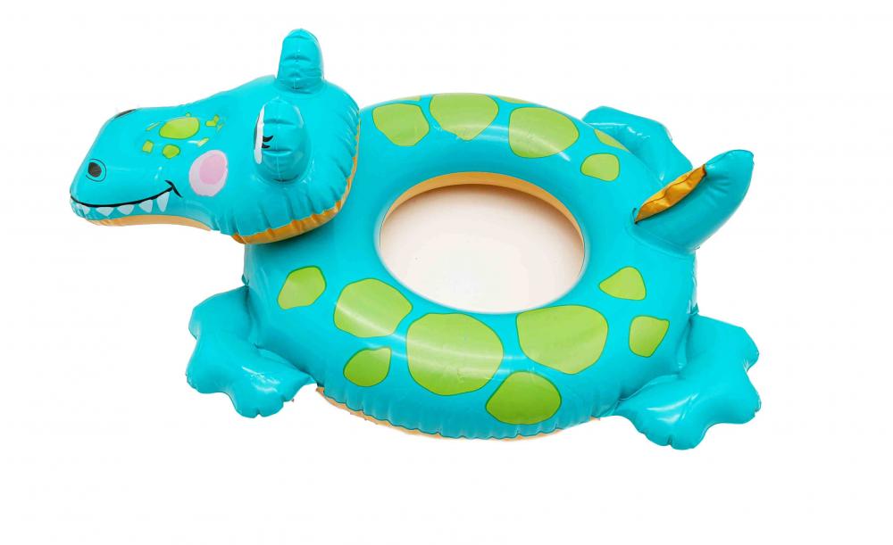 anillo de natación inflable de seguridad para niños con forma de cocodrilo