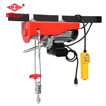 Mini hoist Winch 500/2000kg wire rope cable hoist