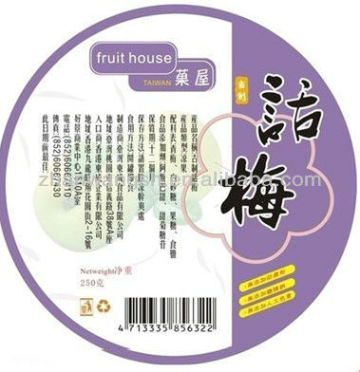 Food Sticker Label