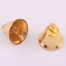 32mm Gold Metal Horn Shape Christmas Liberty Jingle Bell