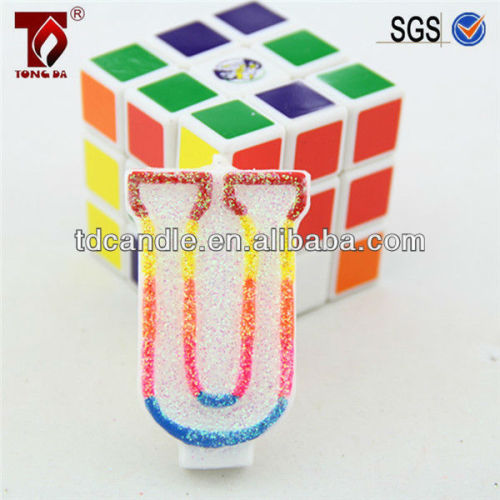 led birthday cake letter candle