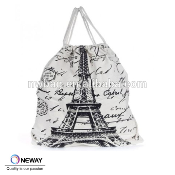 2015 China good Quality Price Cotton Cinch Bag/Printed Cotton Cinch Bag/Custom Printed Cotton Cinch Bag