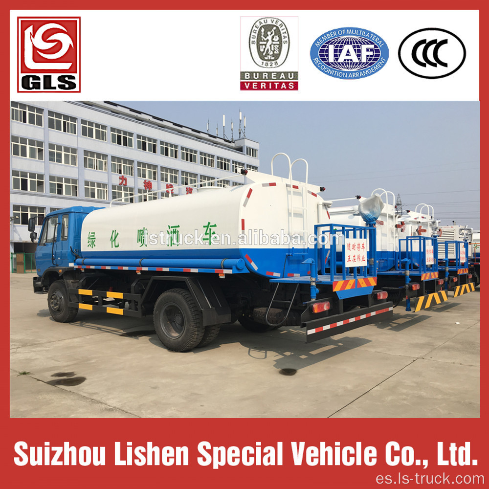 Camión de agua del vehículo de la regadera del agua de 10 toneladas Dongfeng