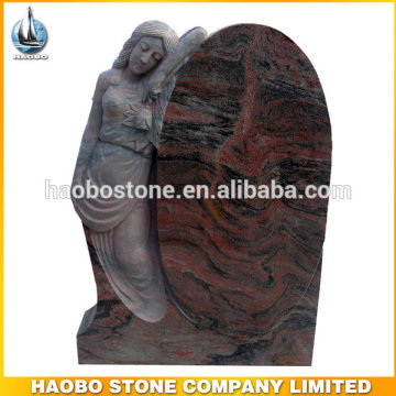 Professional Angel Carving India Headstone