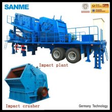 mobile stone Impact crusher machine