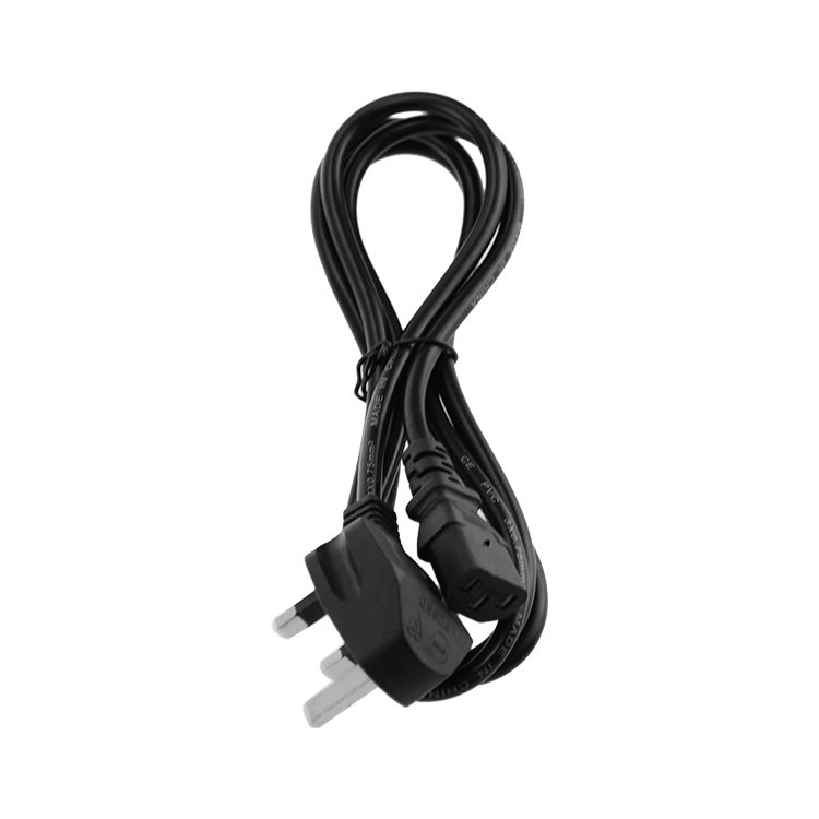 Factory Direct Price UK Standard C13 Power Cable Cord Wire