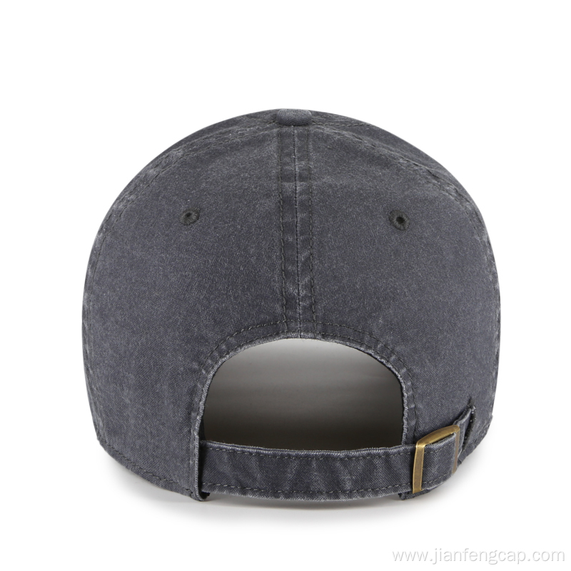 Brushed Coated Dyed Spandex canvas washed hat