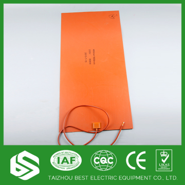 Customized electric heaters with silicone rubber