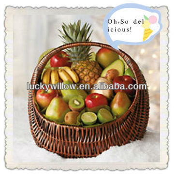 Antique wicker fruit basket &flower basket &gift basket